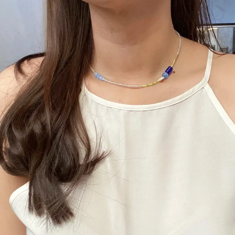 Ocean Blue Choker Perempuan