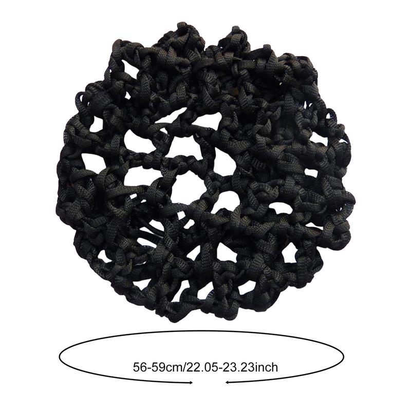 Ayixdiou Full-Cap Style Hairnet Thick Mesh Design High-Elastic Hair Net Secure Fit Non-slip Hairnet Hair Accessories 4