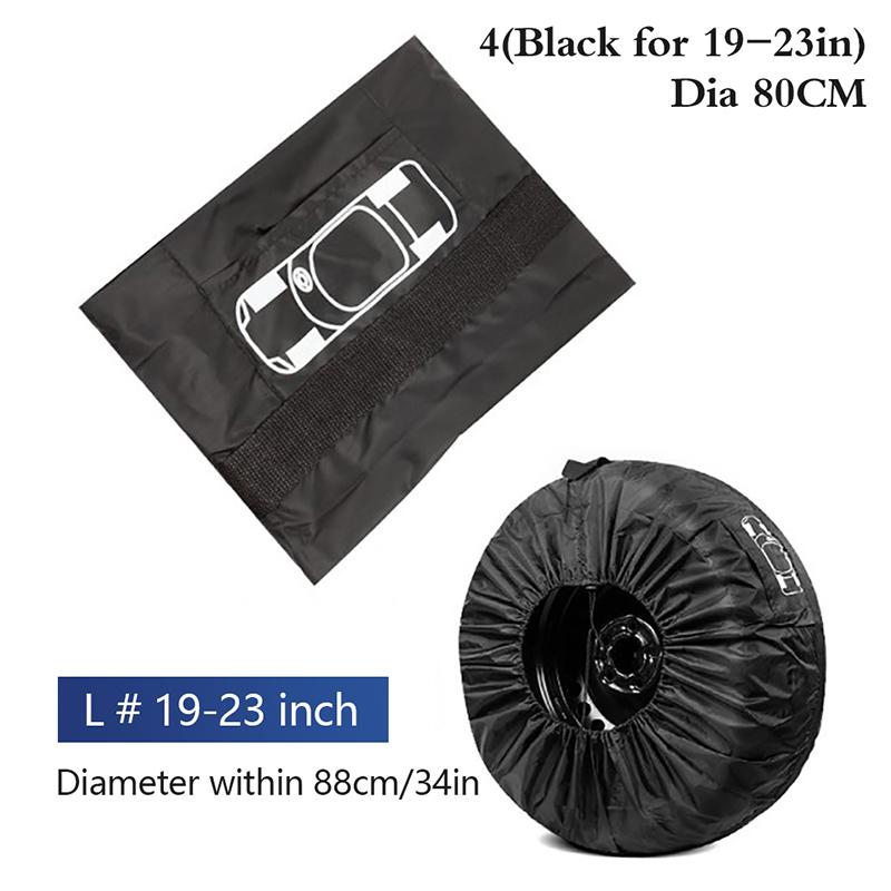 Product Introduction of Tire Cover Case Car Spare Tire Cover Storage Bags for Cars Wheel Accessories Portable Wheel Bags 24