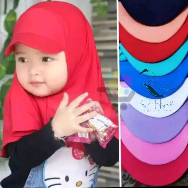 Hijab Olahraga Bayi Kerudung Sporty Anak Bayi 0 2 Th Jilbab Sport Bayi Hijab Instan Topi Jilbab Baby Newborn Terlaris Muslim Cantik 0