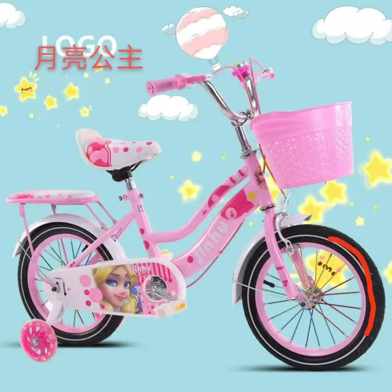 Xe đạp eo sa cho bé gái tập đi 2-7 tuổi