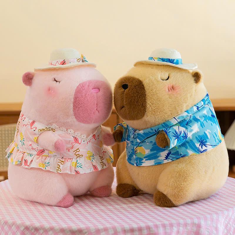 Gấu bông CAPYBARA balo rùa xanh size 90cm gấu bông to hàng QC cao cấp