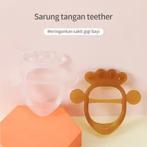LO Teether Bayi Gelang BPA Free / Mainan Gigitan Bayi Bahan Silikon
