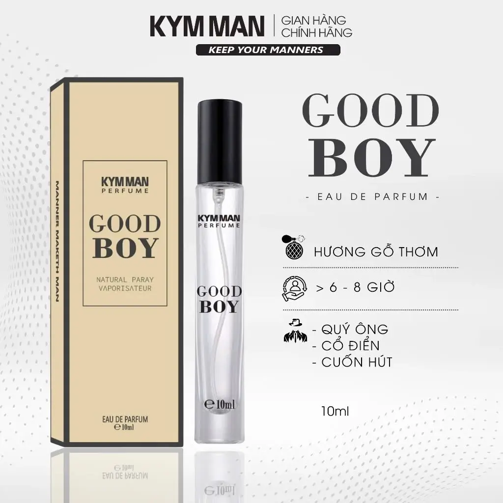 Nước Hoa GOOD BOY 10ml -KYM MAN Cosmetic Perfume