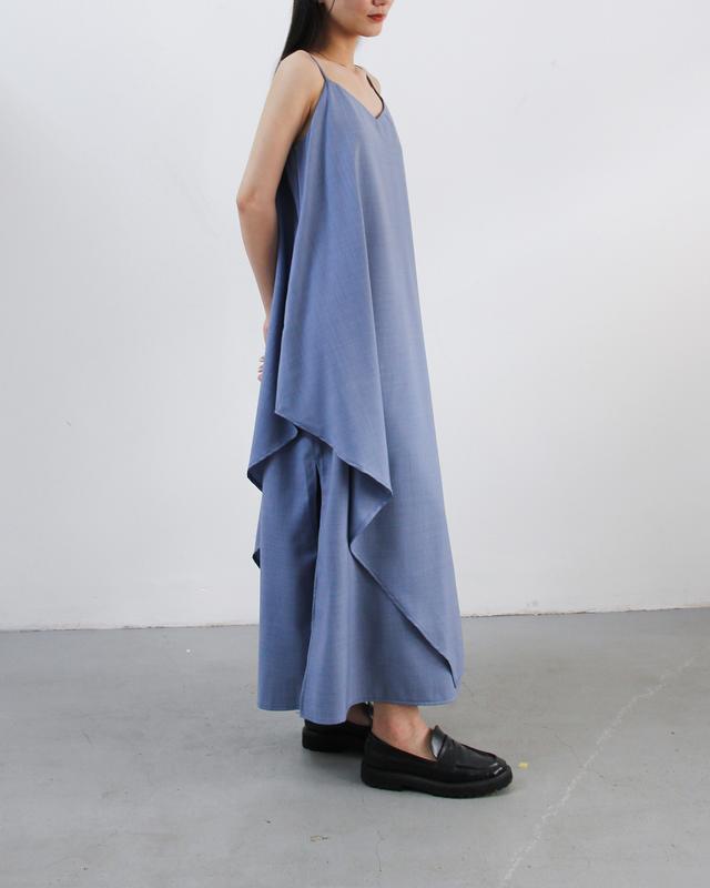 Đầm hai dây KHÂU BY CQ xẻ tà Minette 4