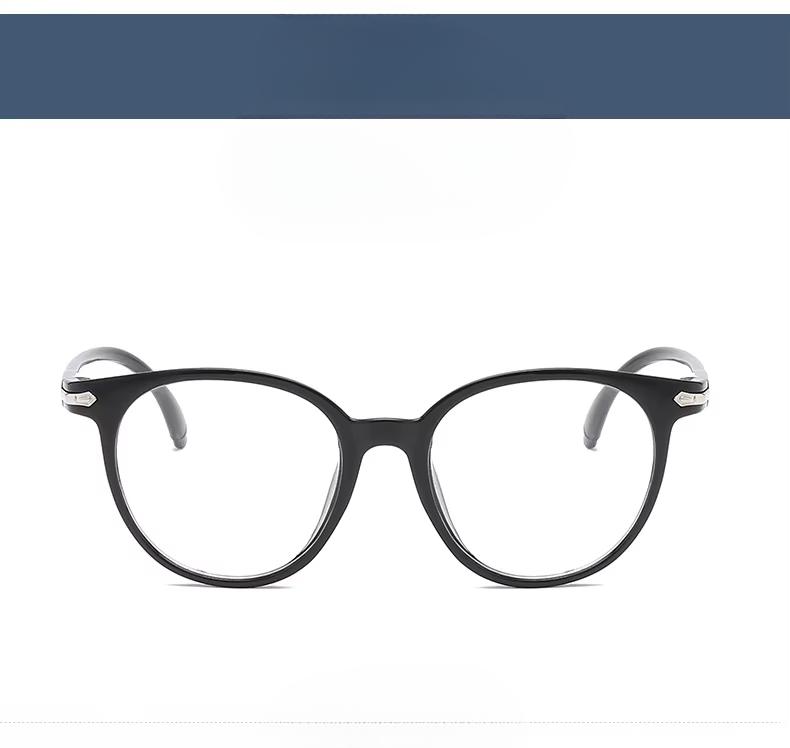 Product Introduction of New Arrival Computer Glasses Frame Women Men Anti Blue Light Round Eyewear Blocking Glasses Optical Spectacle Eyeglass 14