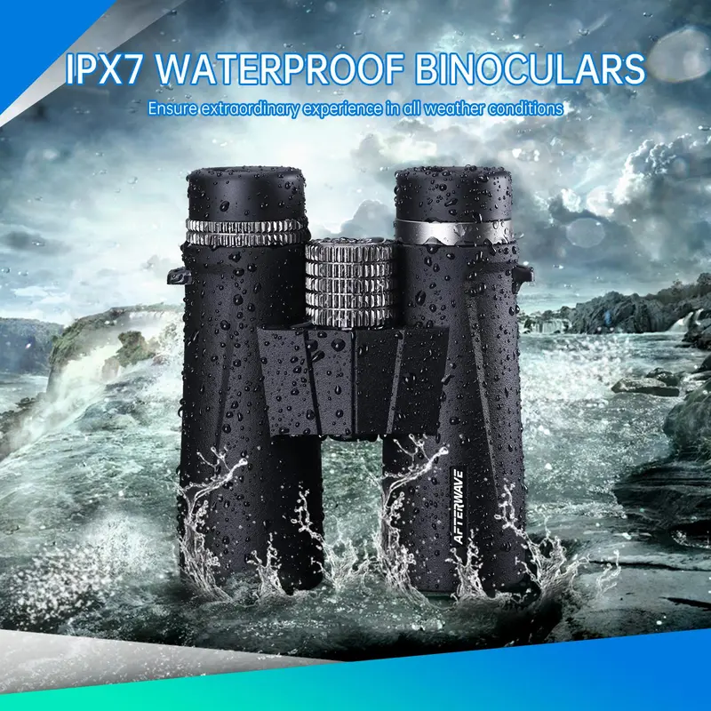 12x42 Professional Binoculars, Waterproof Metal Binoculars, High Definition Binoculars for Bird Watching, Camping, Hiking, Outdoor 3