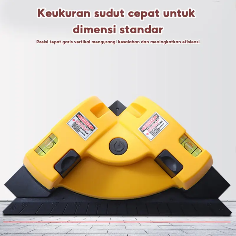 Laser Level Square 90 Waterpass Alat Laser Siku Waterpas Line Sudut Laser Level Alat Ukur 1