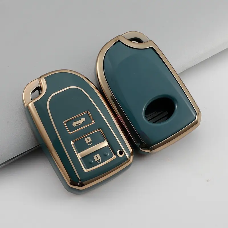 Vỏ Bọc Chìa Khóa, Toyota Vios Và Toyota Yaris, Thiết Kế Mới, Chất Liệu TPU, Chống Trầy Xước, Vỏ Bọc Chìa Khóa Điều Khiển Từ Xa, Thích Hợp Cho Chìa Khóa Không Chìa, Vỏ Bọc Chìa Khóa Xe Hơi 1