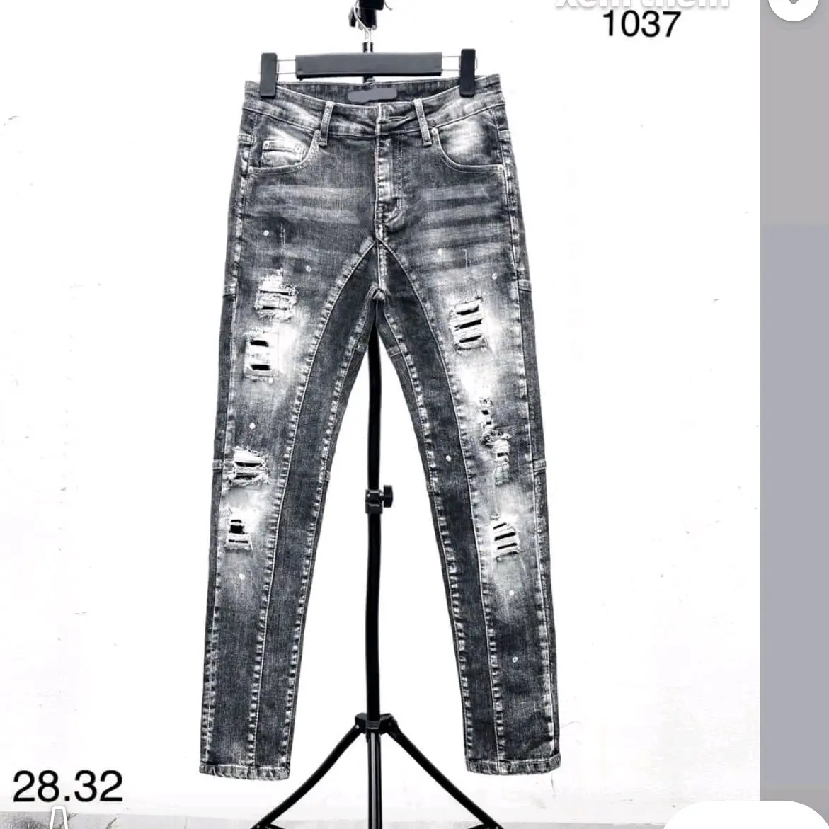 Quần jean dài 2 đáy quảng châu cao cấp 1037