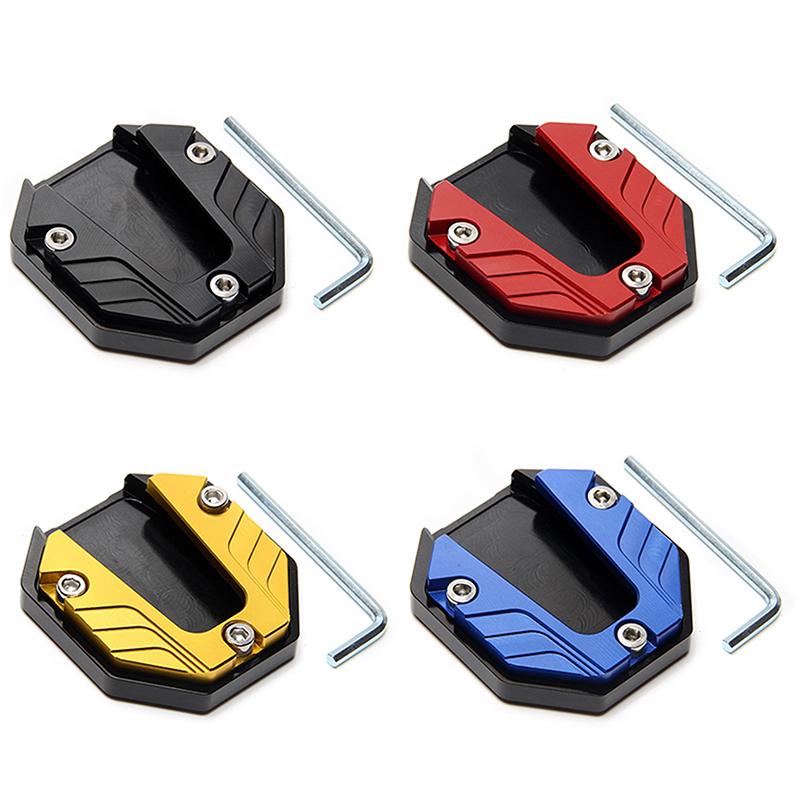 Product Introduction of Scooter Motorcycle Bike Kickstand Extender Foot Side Stand Extension Pad Support Plate Anti-skid Enlarged Base bike  quad engine 19