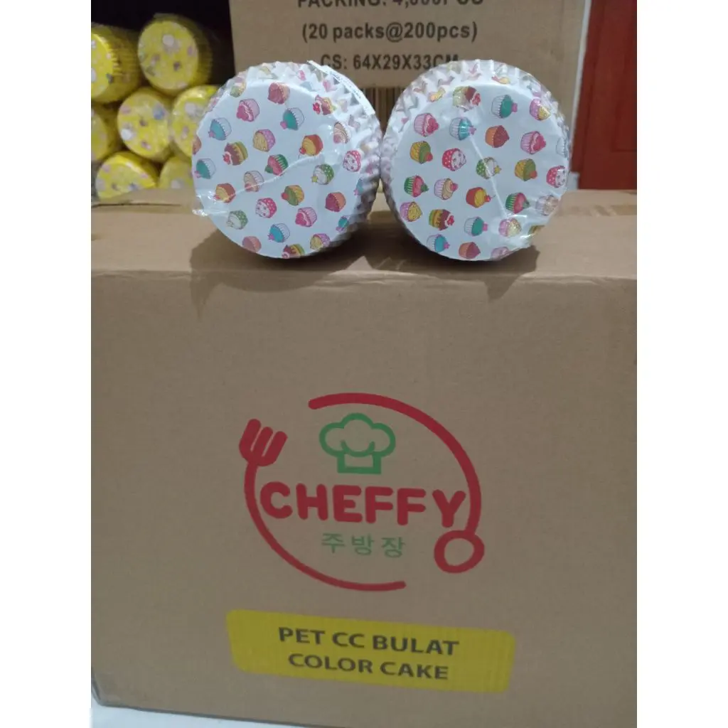 [ New ]paper cup/ cup roti laminasi bulat diametr 8 merek cheffy 1 ...