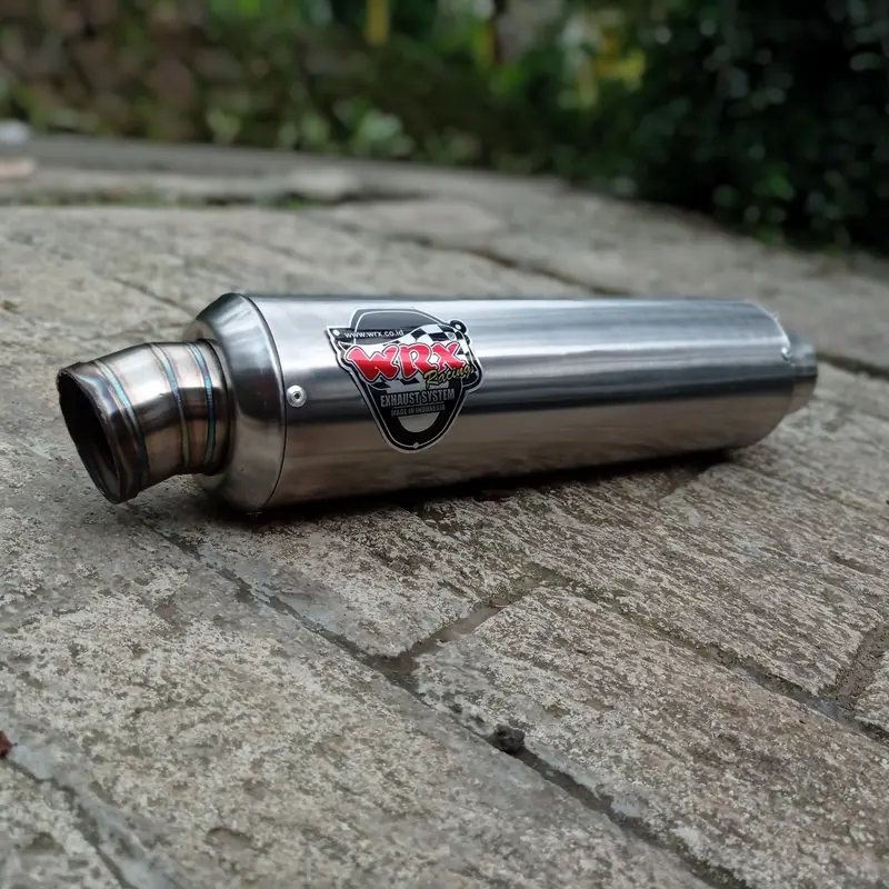 knalpot WRX panjang 30cm inlet 50mm suara bass adem / sliencer only 0