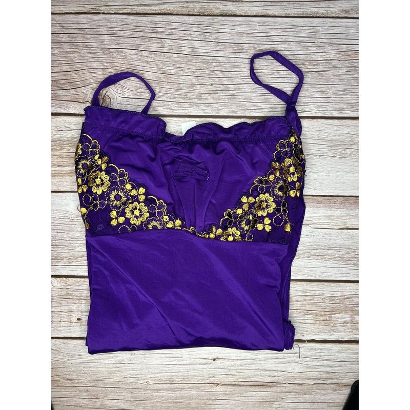 Đồ Bộ Ngủ Thun Lạnh Hai Dây Nhún Ngực Trước Có Hoa ren M4 Nữ Women Áo Nhung Quần Ngủ 4