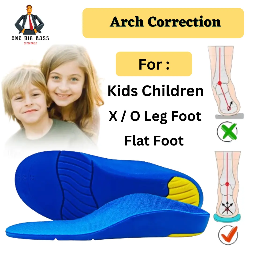 Kids Children Orthopedic Memory Foam Flat Feet O/X Leg Foot Valgus Arch Support Shoe Pads Correction Foot Insoles Kanak-kanak Ortopedik Memory Foam Kaki Rata O/X Kaki Kaki Valgus Gerbang Sokongan Pad Kasut Pembetulan Tapak Kaki