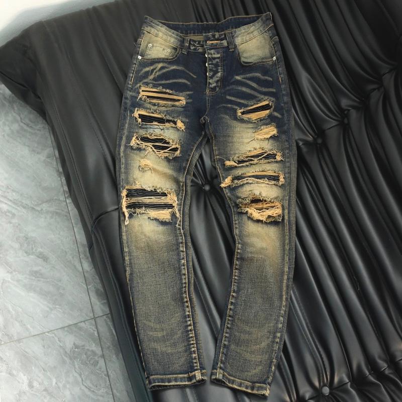 Quần jean nam AM6602,màu vintage,phom slimfit 6