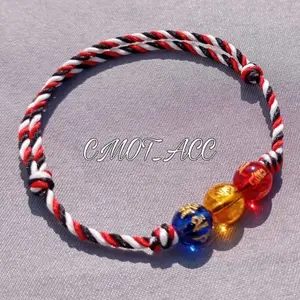 GELANG TRIDATU TIGA KRISTAL AURA REJEKI RYM.ACC || FREE CHARM KURA-KURA GOLD