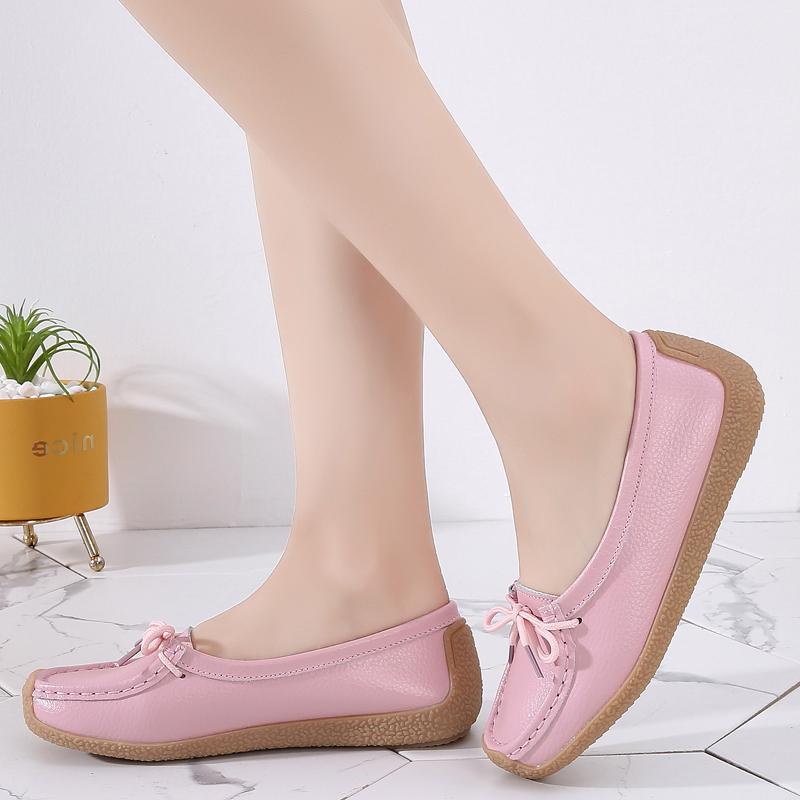 Product Introduction of JINTOHO Summer Women Fashion Casual Shoes Leather Slip-on Luxury Lofers Ladies Designer Sneakers Hollow Out Breathable Women Flat Shoes 26