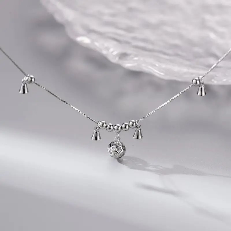 Lắc chân nữ Bống Bạc charm chuông dễ thương cho nữ LC0.01 4