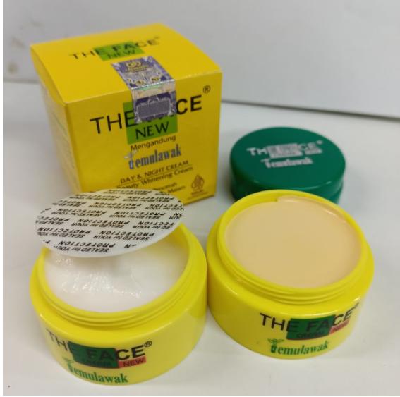 Paket 3in1 THE Face Cream Temulawak dan Tamanu RNL  10 ml Perawatan Wajah 3