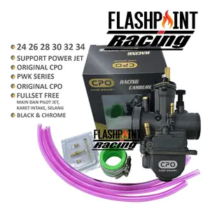 (COD) KARBURATOR FULLSET CPO ORIGINAL BLACKVIPER PWK 24 26 28 30 32 34 BLACK VIPER HITAM KARBU PWK28 KARBULATOR BEAT VARIO MIO RX MX MEGAPRO KLX BISON SUPRA X 125 BYSON SMASH SHOGUN NINJA CBR GL PRO SOUL FU SATRIA SPIN SKY WAVE TIGER F1ZR
