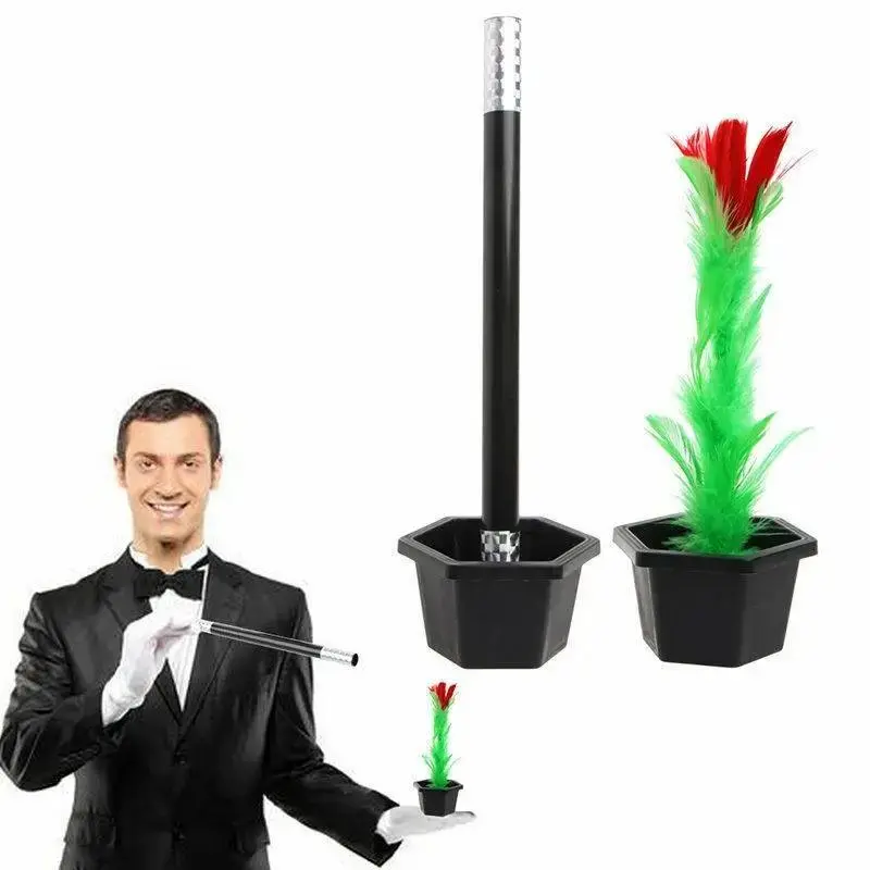 Magic Wand, 1 Count Change Flower Talent Show Close-up Magic Prop, Creative Novelty Magic Tool