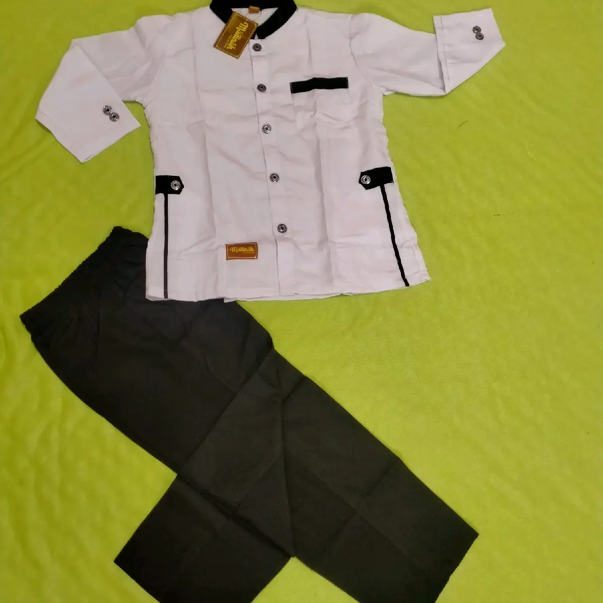setelan muslim#jasko anak Katun Baju Koko