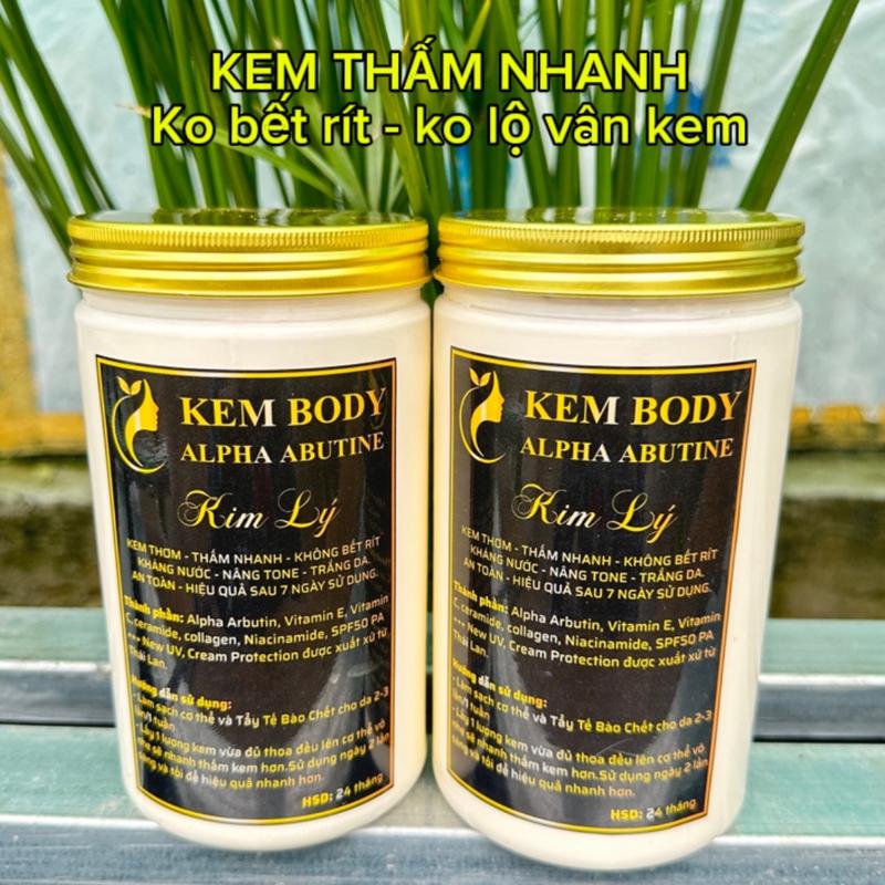 [ MUA 1 TẶNG 1 ]  KEM BODY ALPHA ABUTINE  KÍCH TRẮNG DA MẠNH CAO CẤP ( tặng kèm Sruem kích trắng và khử thâm trên LIVE )