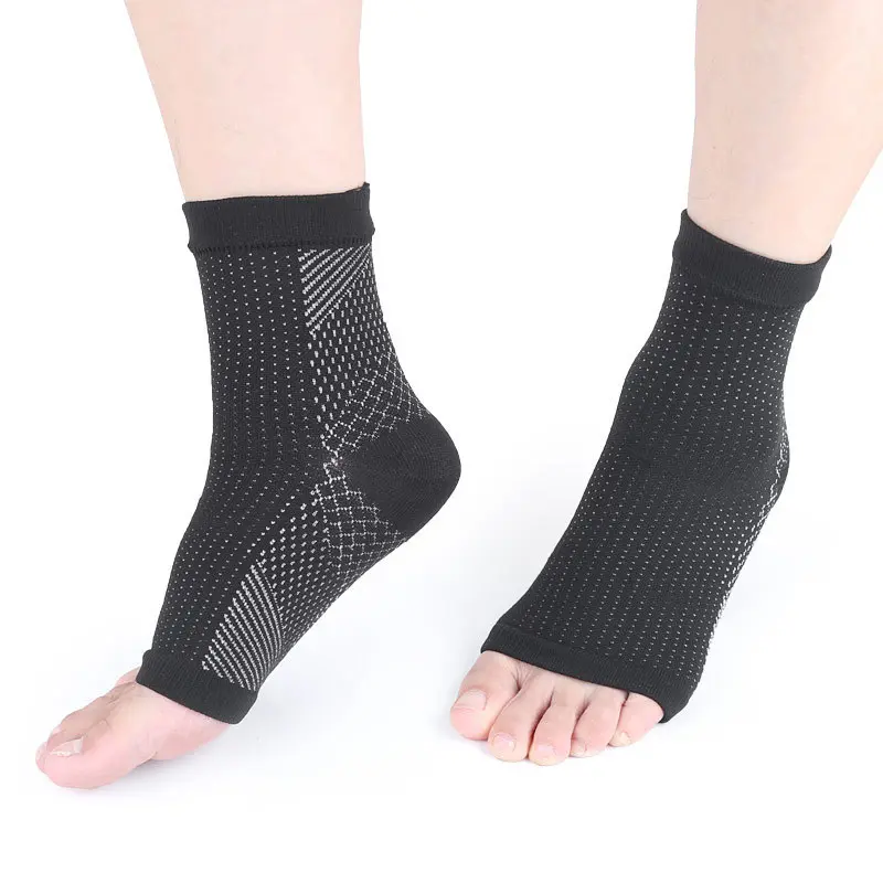 Men's and women's heel invisible pressure socks Breathable sports function Pressure socks Running wrist guard Ankle protection Basketball jump rope badminton