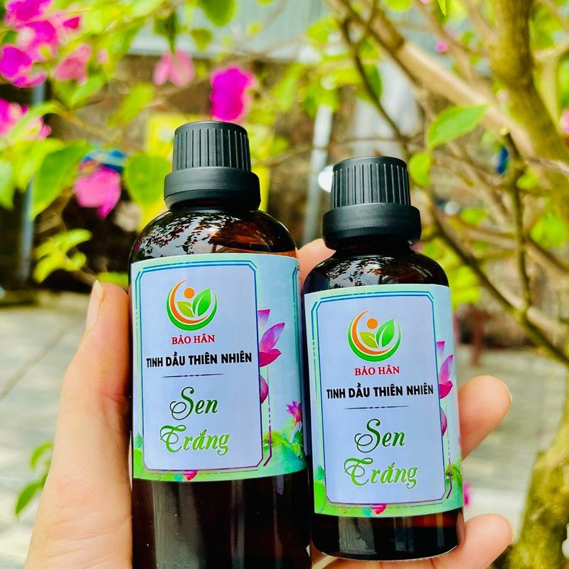 Tinh dầu Hoa Sen Trắng Tươi Mát,Sang, Nhẹ Nhàng Tạo Thư Giãn Thoải Mái 4