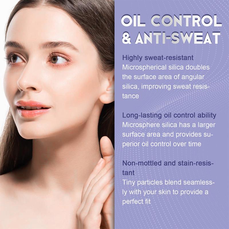 Product Introduction of Lavender Matte Powder Lavender Matte Powder Oil Control  Polvo Compacto With Mini Powder Puff For  Blurring Oil Control Long-Lasting Makeup   Powder 7