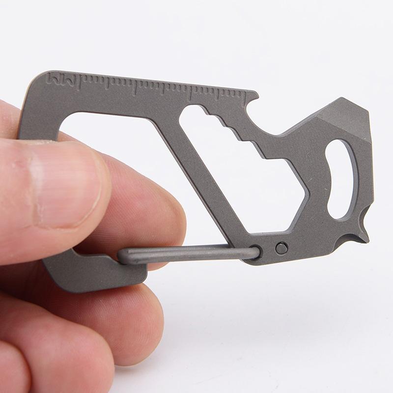 for Titanium Alloy for Key Holder for Key Ring Camping Bottle Hook Keyring  Mult 5