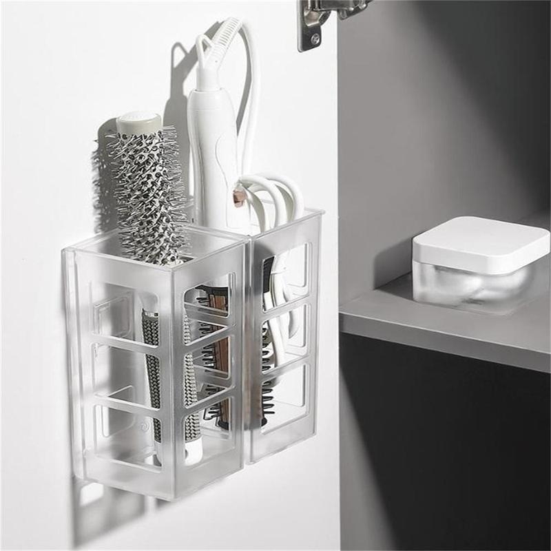 Hair Styling Tool Organizer, 2 Counts/set Wall Mounted Hair Curling Iron  Holder, Home Organizer for Bathroom 6
