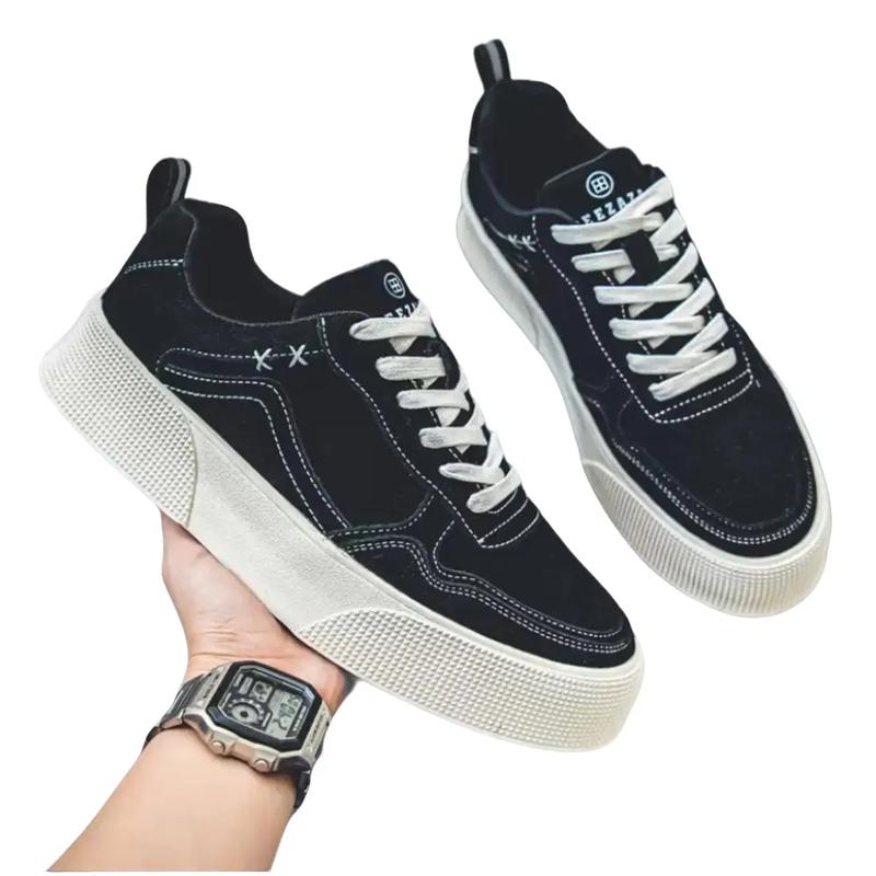  Giầy nam giầy thể thao nam GiàY  Sneaker Đế Bằng mẫu mới tăng chiều cao 4cm  DINMAX  cực chất  Mã D2  Shoes Mũi tròn Đế phẳng 