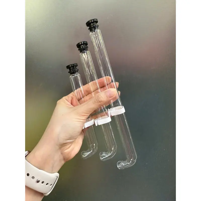 Cóng đựng nước thủy tinh cho chim cảnh - tai trắng nút đen loại tàu siêu dầy 2