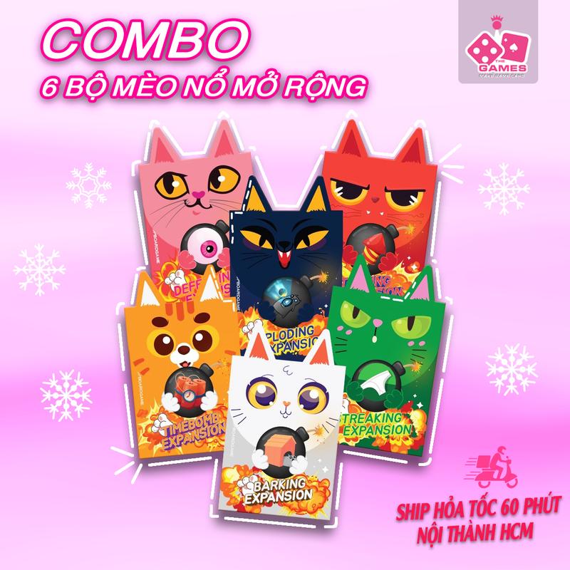 COMBO 6 BẢN MÈO NỔ MỞ RỘNG VIỆT HÓA GIẤY DÀY CHỐNG NƯỚC