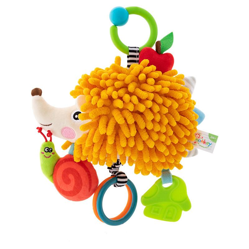 Product Introduction of Newborn Infant Soft Plush Toy Teether Rattles Toys Baby Educational Toys Brain Developmental Hand Grip Cute Stuffed Animal Toys 21