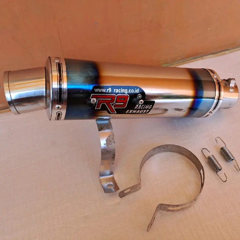 Knalpot Racing R9 bluemoon Beat, Mio, Vario, Genio, Scoopy, Mio J, Mio M3, Mio Soul, Mio Fino, Fazio, Xeon, X-Ride, Mio Gear, Mio GT (Motor matic) 4