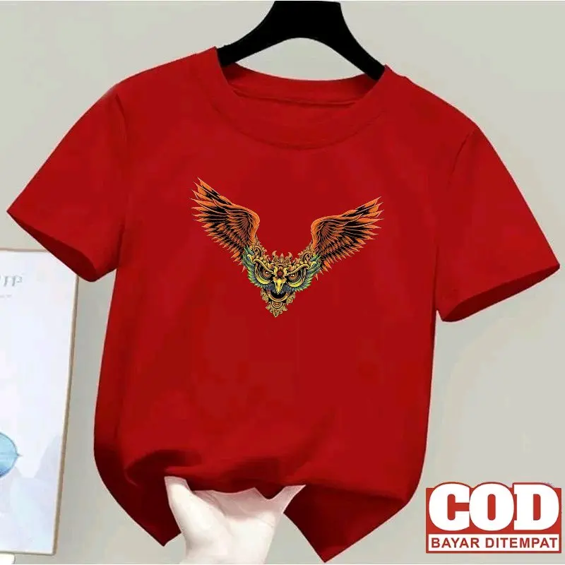Baju kaos anak cowok-cewek owl batik | kaos unisex owl batik | kaos murah 6