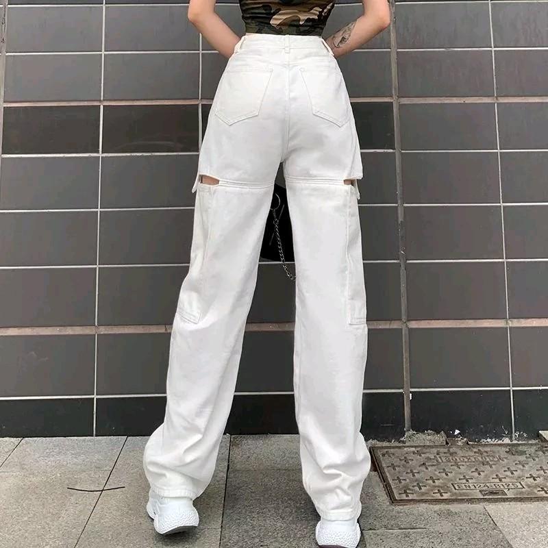PLANET  wideleg pants celana panjang celana pants  celana Variasi Wanita Casual Kulot 2