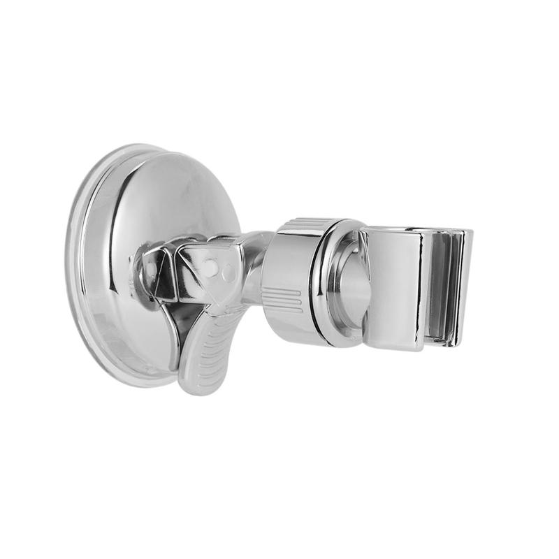 2 Set of Shower Head Holder Wall Mounted Adjustable Shower Spray Bracket with Vacuum Suction Cup for Home Hotel Bathroom 5
