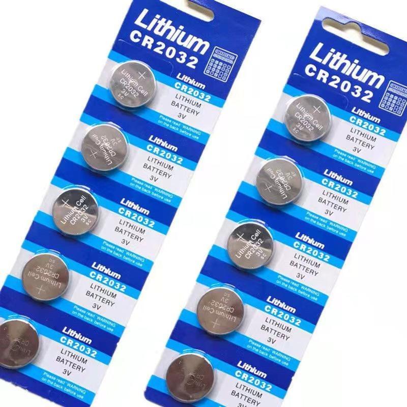  Combo 2 Vĩ Pin CR2032 2 Hàng  2 Vĩ  Dùng Thay Pin Điều Khiển Từ Xa Cho Xe Máy Ô Tô Pin Ắc Quy Chìa Khóa Điều Khiển Dung Lượng 500mAh 