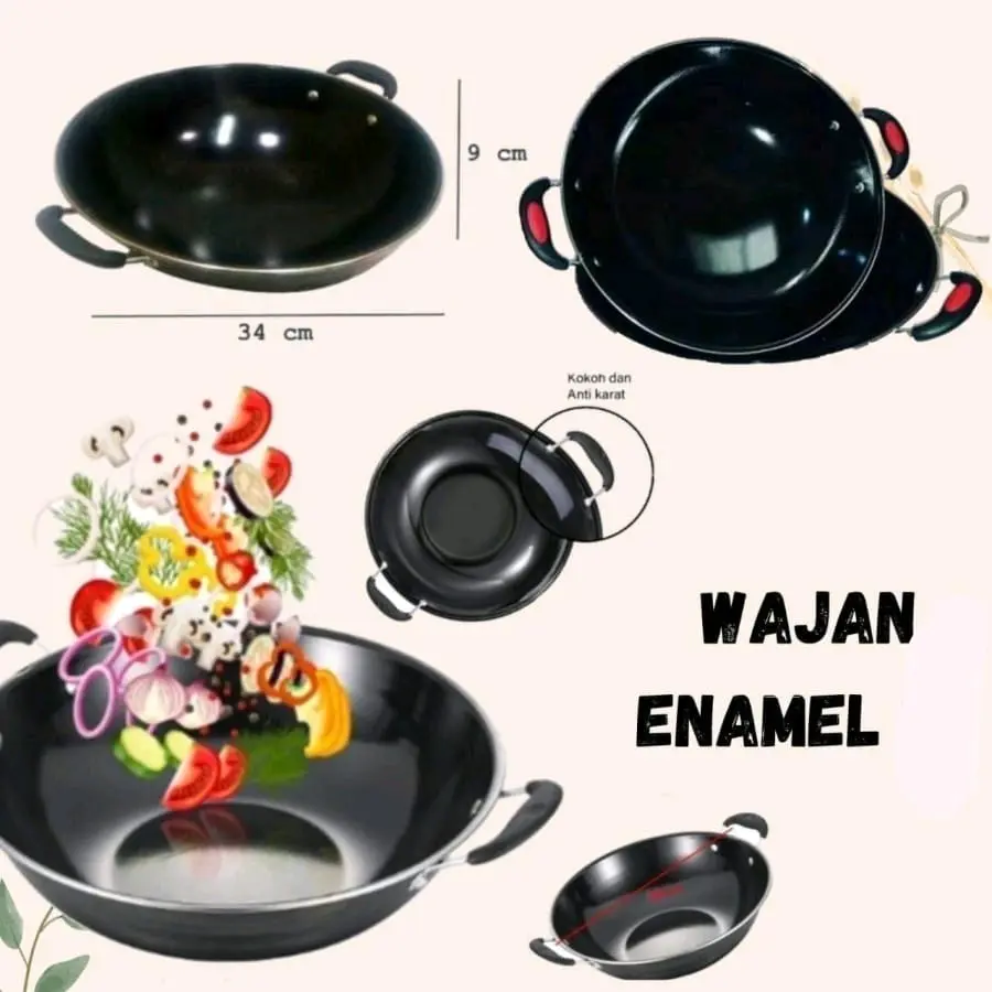 Wajan Enamel Kuping