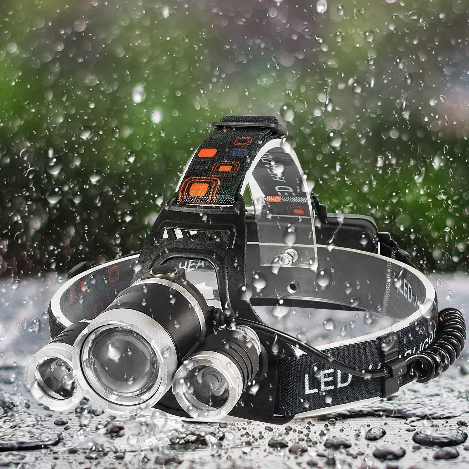 Headlight Led High Power Airplane Head Outdoor Waterproof Strong Light Headlight Induction Headlight Rechargeable Head Mounted Flashlight