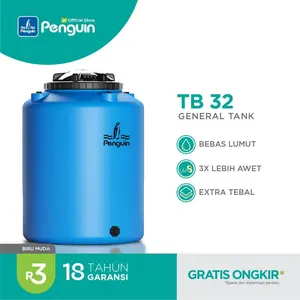 Penguin TB-32 300 Liter Toren Tandon Tangki Air General Tank - Biru Muda