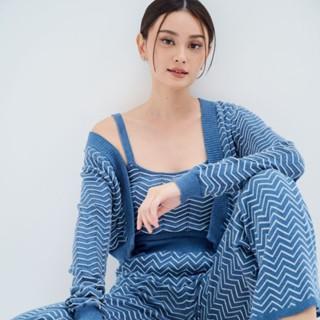 MUKU Vetiver Premium Knit Cardigan Set (Tube&Cardigan) 0