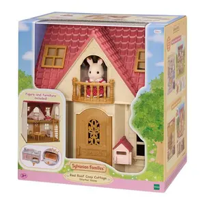 Mainan Koleksi Sylvanian Families New Red Roof Cosy Cottage Starter Home