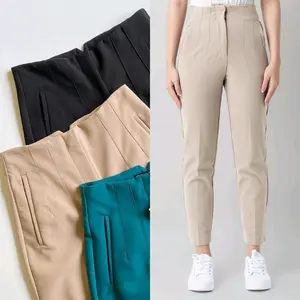 AERUM HAIGHWAIST SCUBA/CELANA PENSIL HAIGHWAIST SCUBA BASIC SLIM PANTS PREMIUM Melar Nyaman