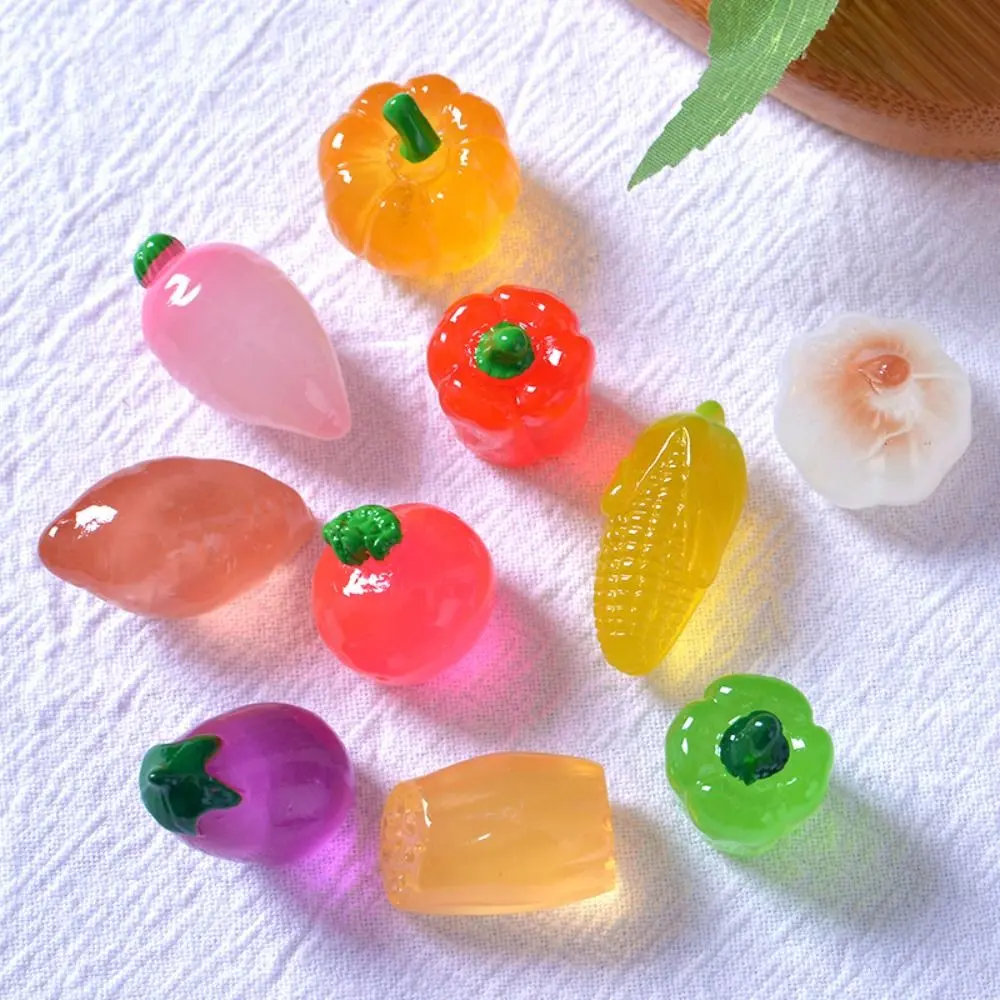 Food Photography Props Cute Mini Simulation Vegetables Realistic Handicrafts Artificial Vegetables DIY Decorations Vegetables Model Home Kitchen Decorations