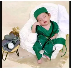 baju dokter bayi baju dokter anak custum newborn baju dokter newborn properti foto newborn properti foto bayi baby props